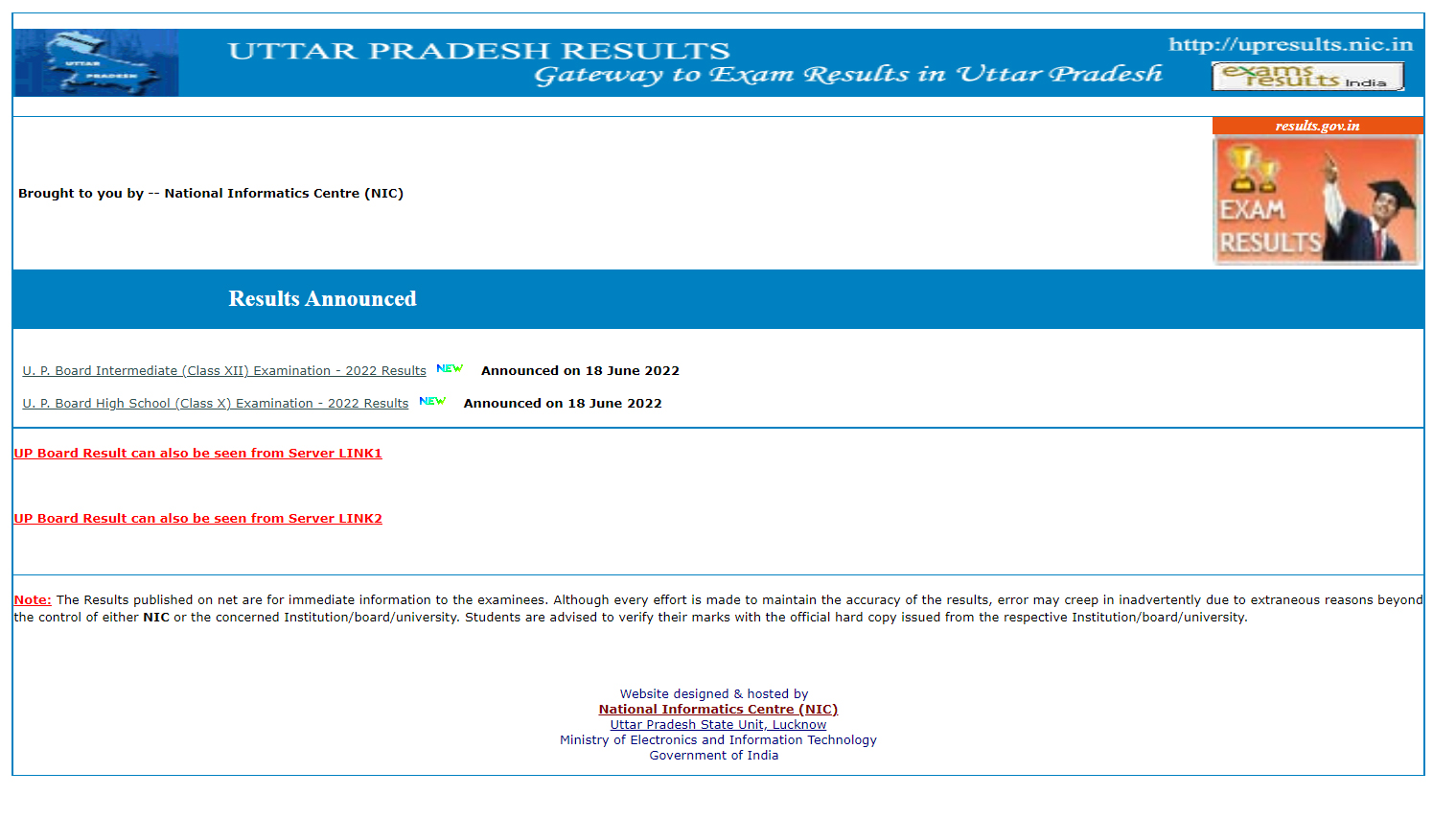 UP Board 12th Result 2022 Declared