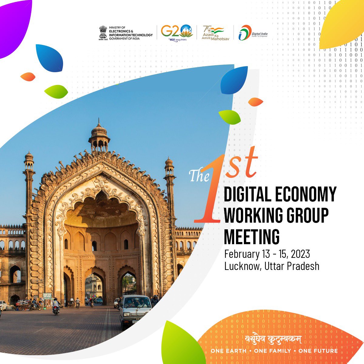 1st Digital Economy Working Group Meeting taking place in Lucknow from February 13-15, 2023