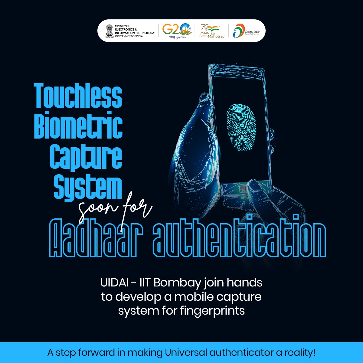 A touchless biometric capture system