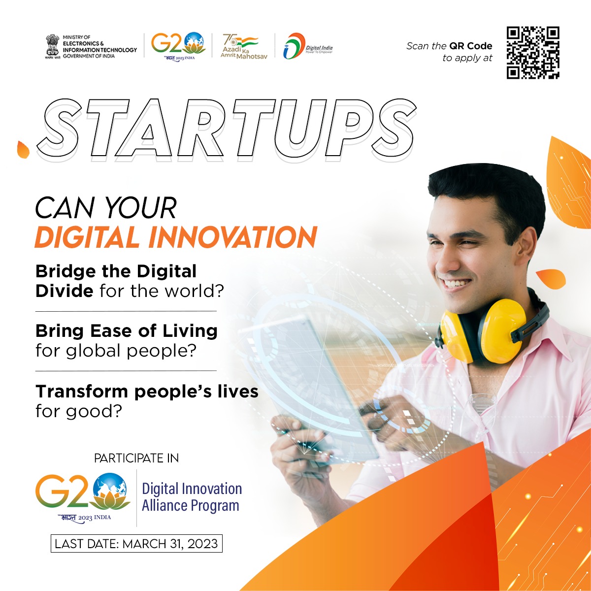 Register your contribution to the G20 #DigitalInnovationAlliance Program.