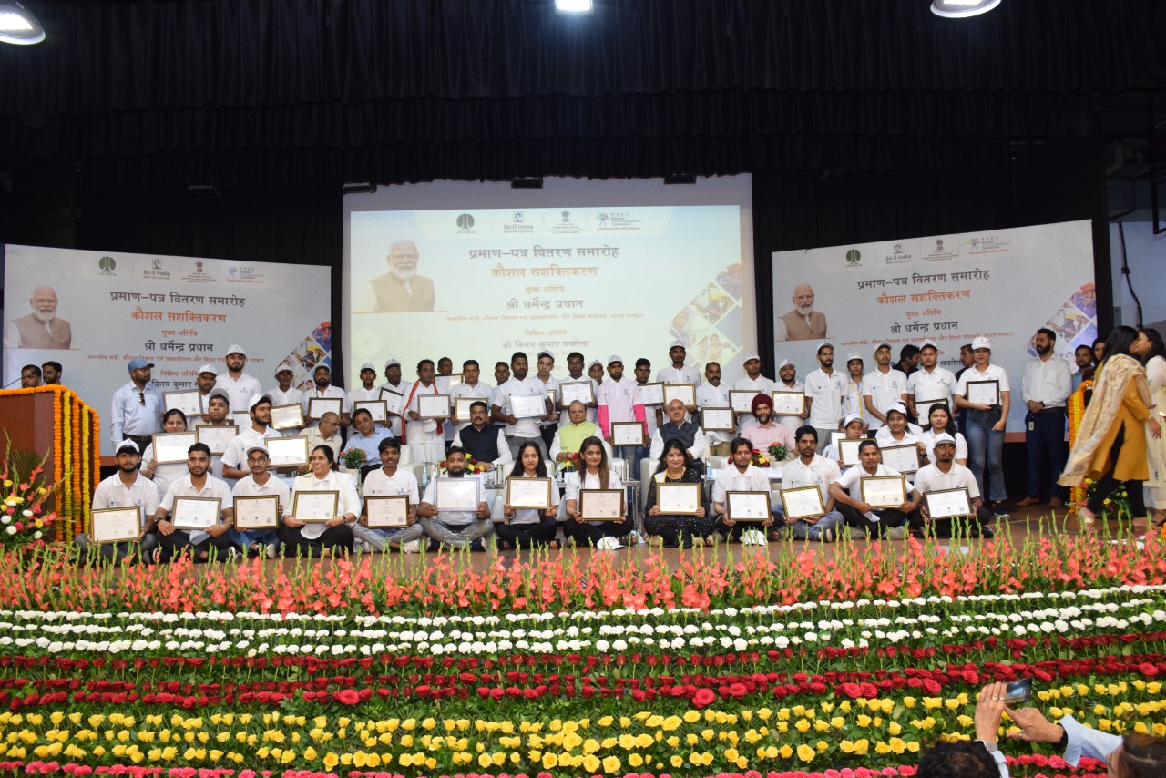 Certification Ceremony was held today at the New Delhi Municipal Council 