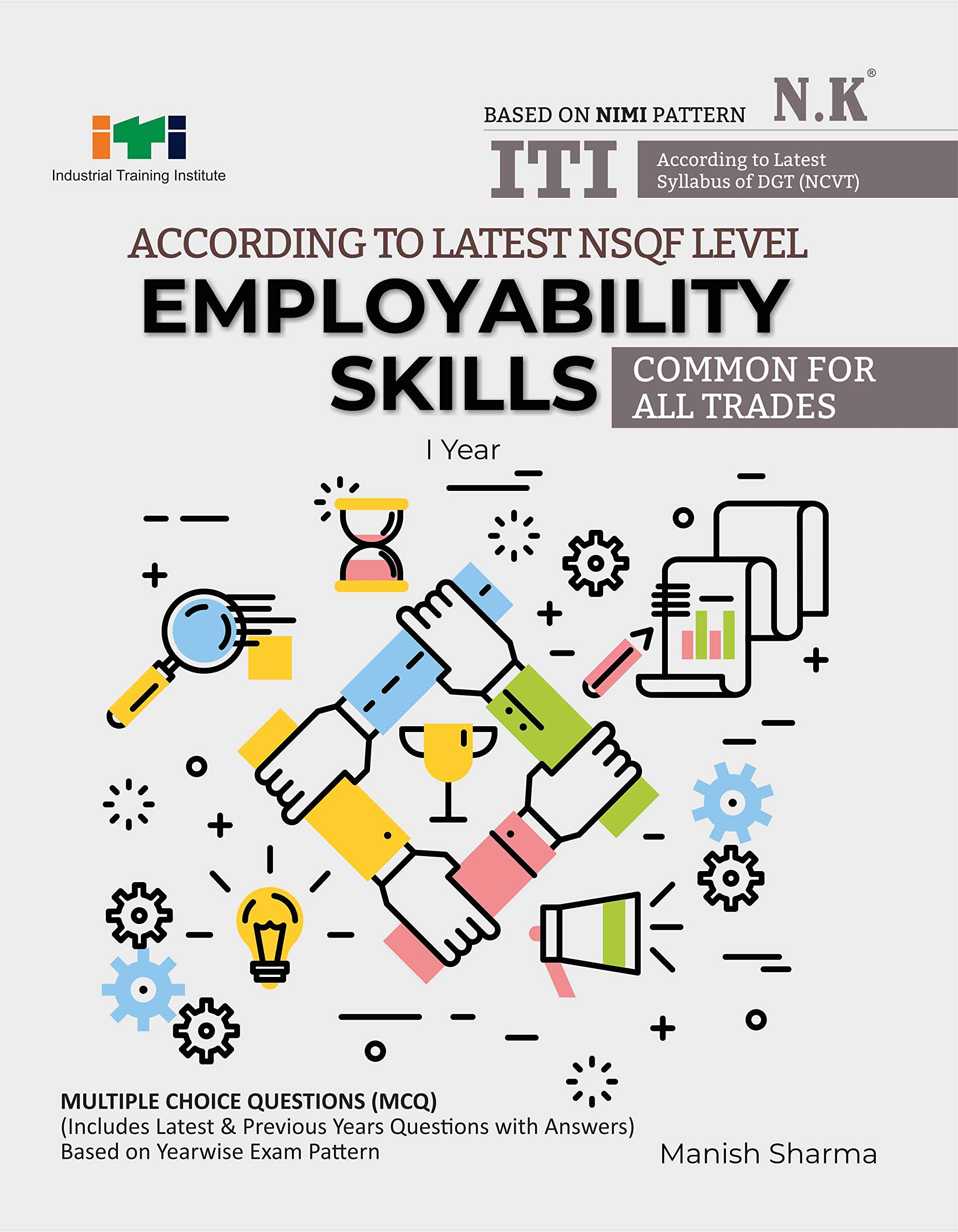 ITI Employability Skills Books I Year