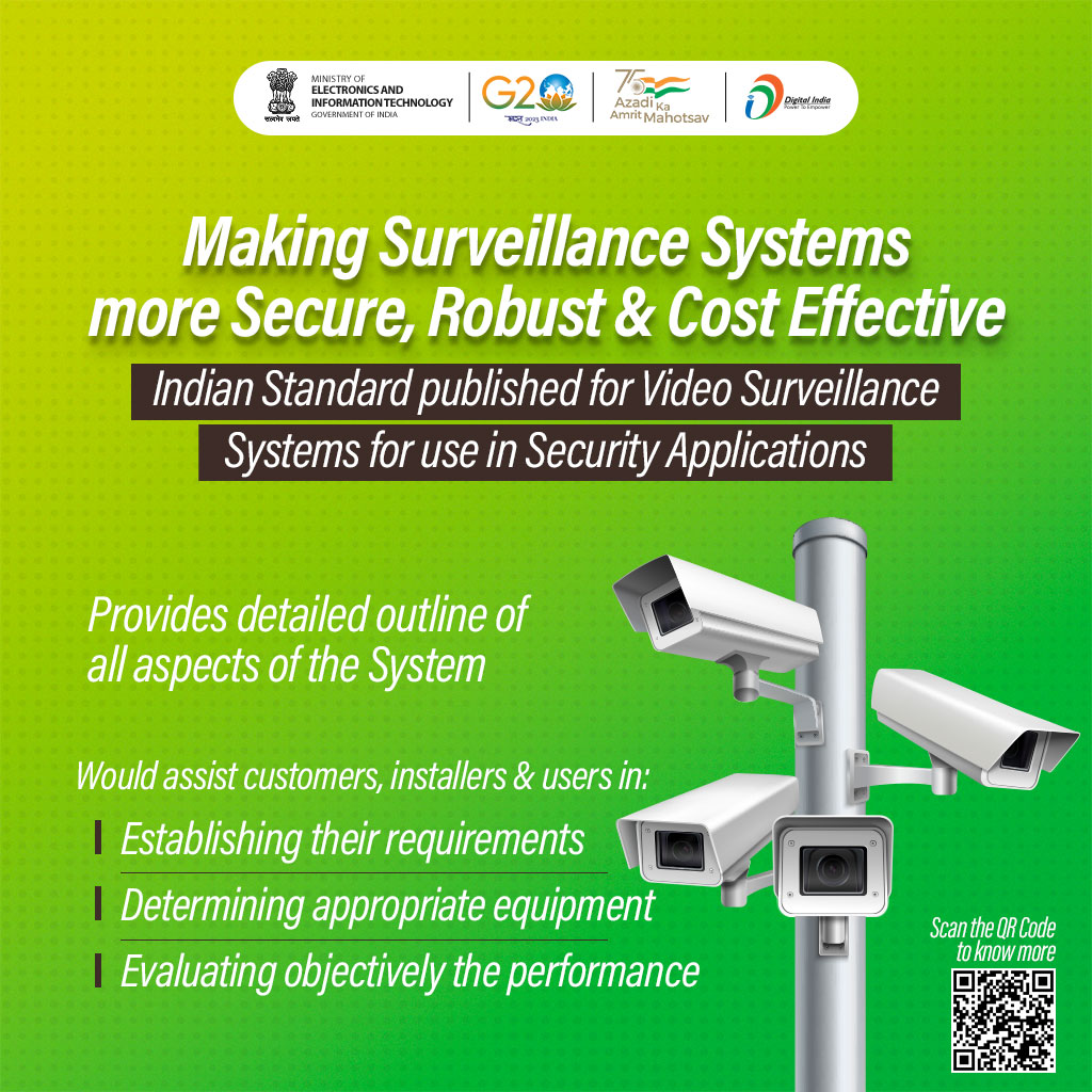 Indian Standard published for Video Surveillance Systems