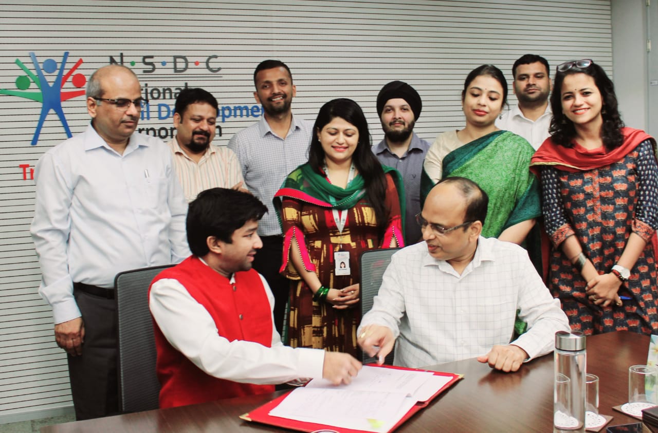 Podar Eduspace has partnered with NSDC