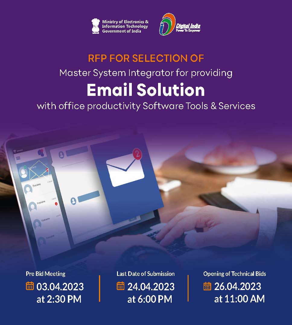 RFP for Selection of MSI for providing Email Solution with office productivity software tools & services