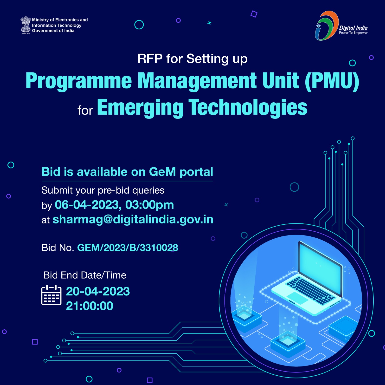 RFP for Setting up Programme Management Unit (PMU) for Emerging 