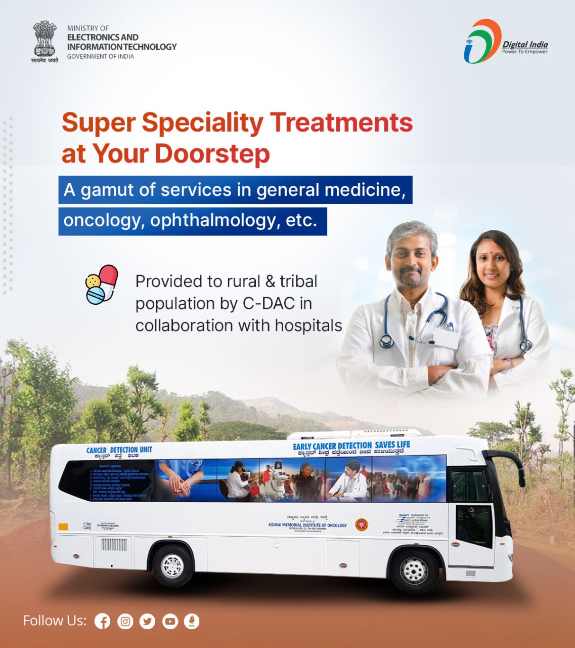 Super speciality treatment @ doorstep