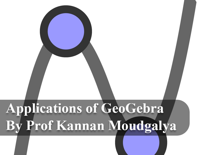 Applications of GeoGebra By Prof Kannan Moudgalya