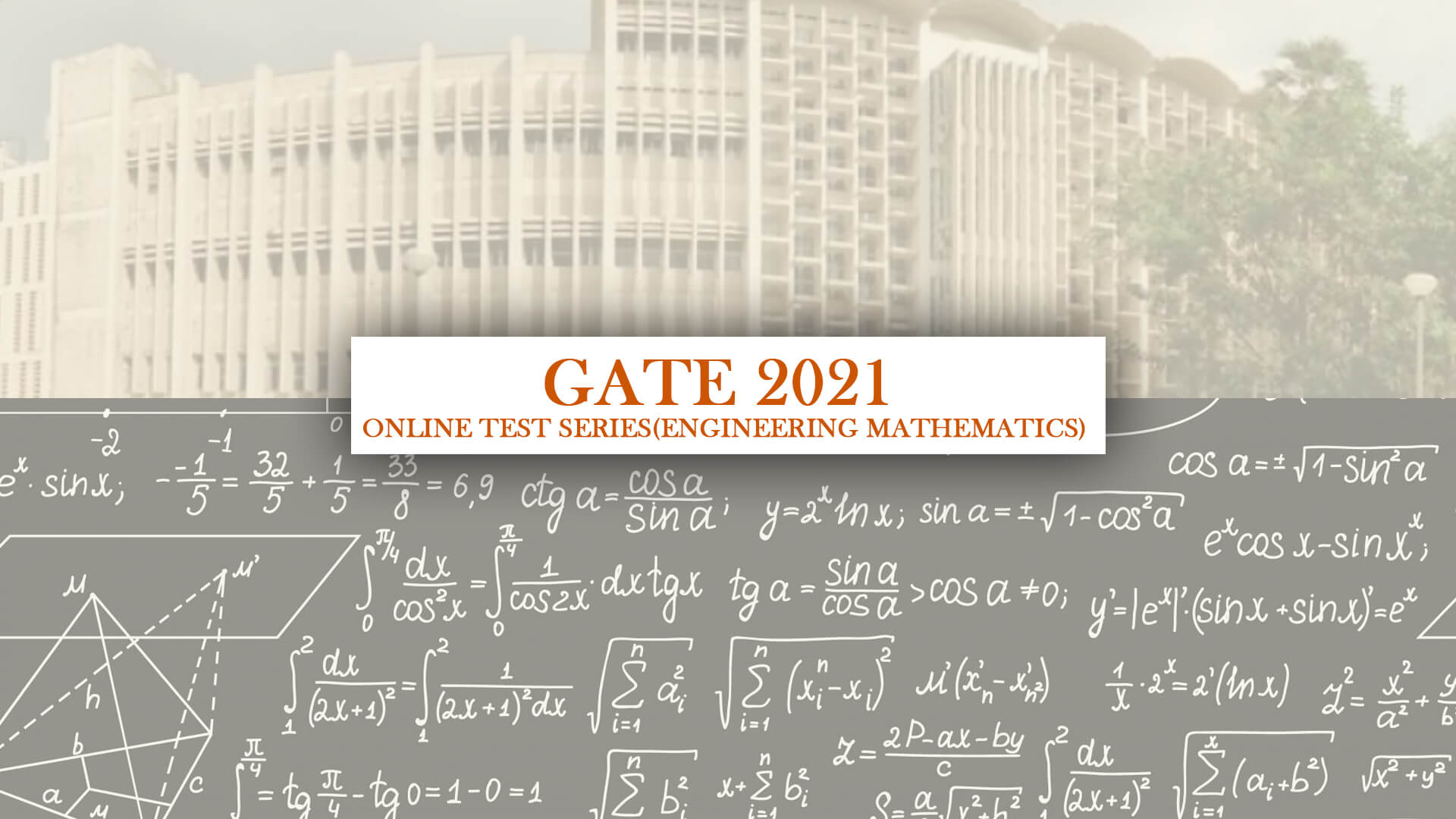 GATE 2021 - TEST SERIES (ENGINEERING MATHEMATICS)