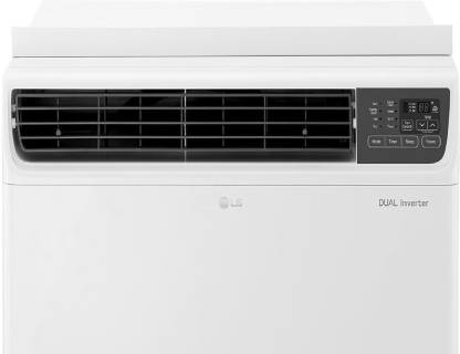 LG 1 Ton 5 Star Window Dual Inverter AC - White  (JW-Q12WUZA, Copper Condenser)