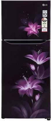 LG 260 L Frost Free Double Door Top Mount 2 Star Refrigerator  (PurpleGlow, GL-N292BPGY)
