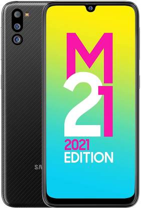 SAMSUNG M21 2021 Edition (Charcoal Black, 64 GB)  (4 GB RAM)