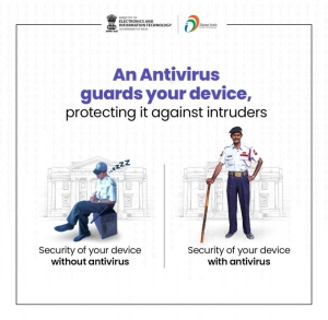 A device with #antivirus is like a sturdy fortress with guards at every gate