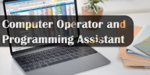 Computer Operator and Programming Assistant