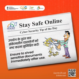 Ensure to shred important documents