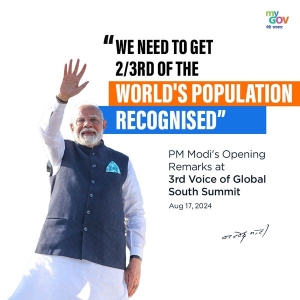 Here are the highlights from PM Narendra Modi's address during the opening remarks at the 3rd Voice of the Global South Summit.