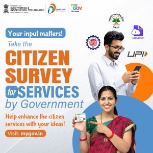 Take the Citizen Survey for Services by Government and share your feedback