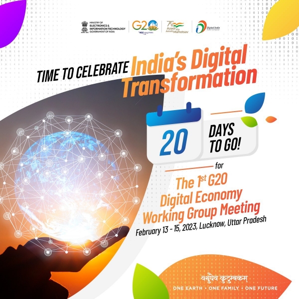 20 days to go for the 1st G20 Digital Economy Working 