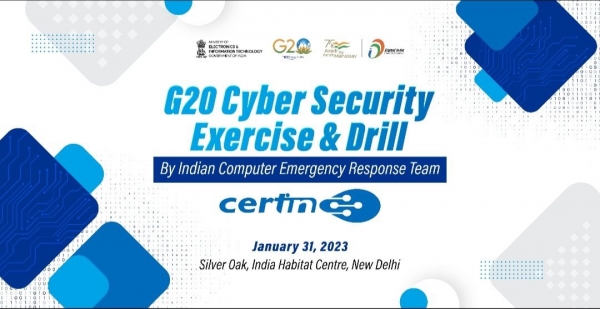 . @IndianCERT  is conducting #G20 Cyber Security Exercise & Drill for more than 500 domestic