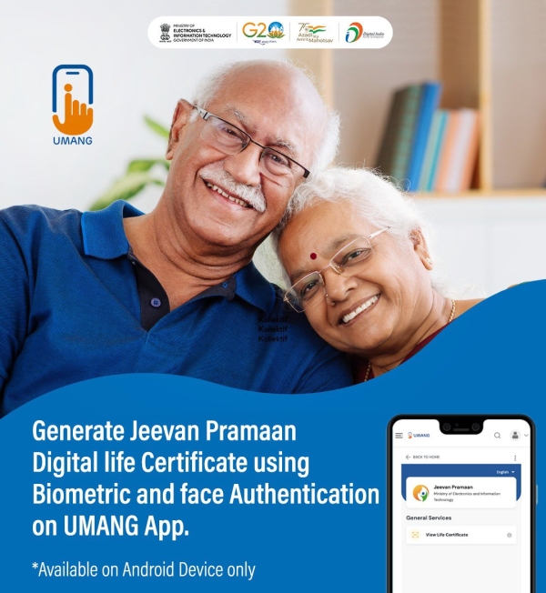 Generate Jeevan Pramaan Digital Life certificate for Pensioners
