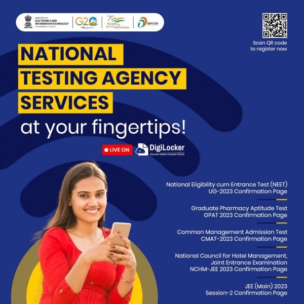 Good news for candidates using services of National Testing Agency as they are now #live on DigiLocker