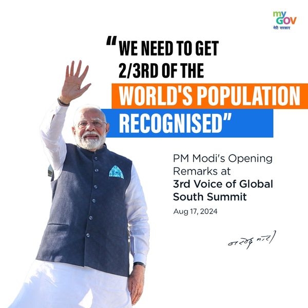 Here are the highlights from PM Narendra Modi's address during the opening remarks at the 3rd Voice of the Global South Summit.