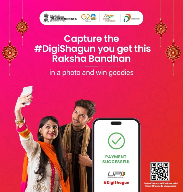 How? Capture the moment with the given digital shagun & share it on social media using the hashtag