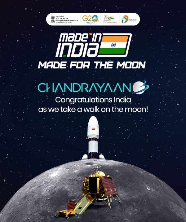 India s now on the Moon