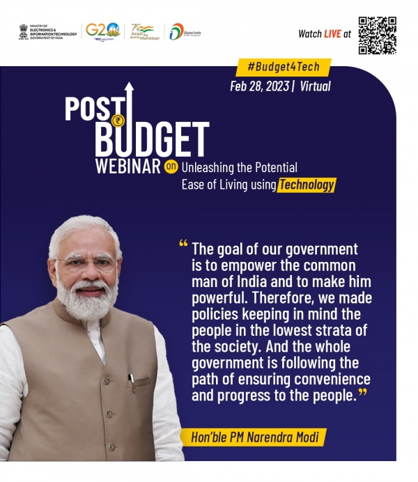 Post Budget Webinar on “Unleashing the Potential