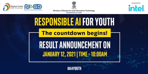 Responsible AI For Youth’ will be announced on Jan 12, 2021