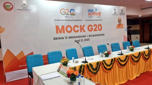 The #JanBhagidari campaign continues to contribute to the spirit of #G20India with a Mock G20 hosted by Siksha 'O' Anusandhan