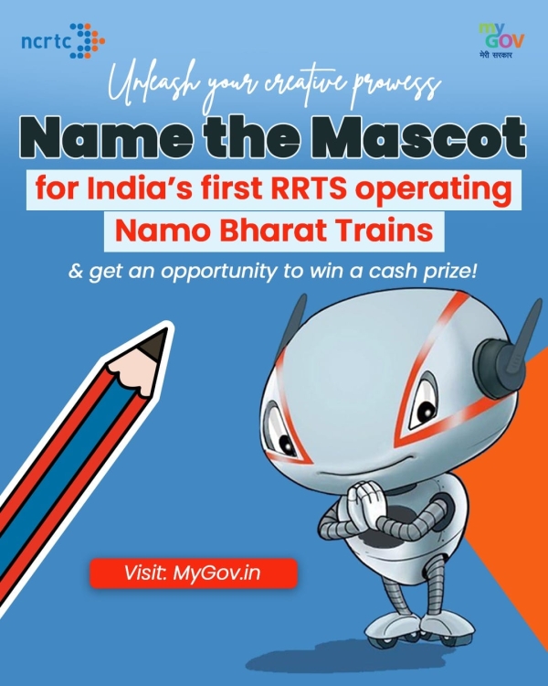 Name the mascot of India's First RRTS - Namo Bharat on #MyGov.