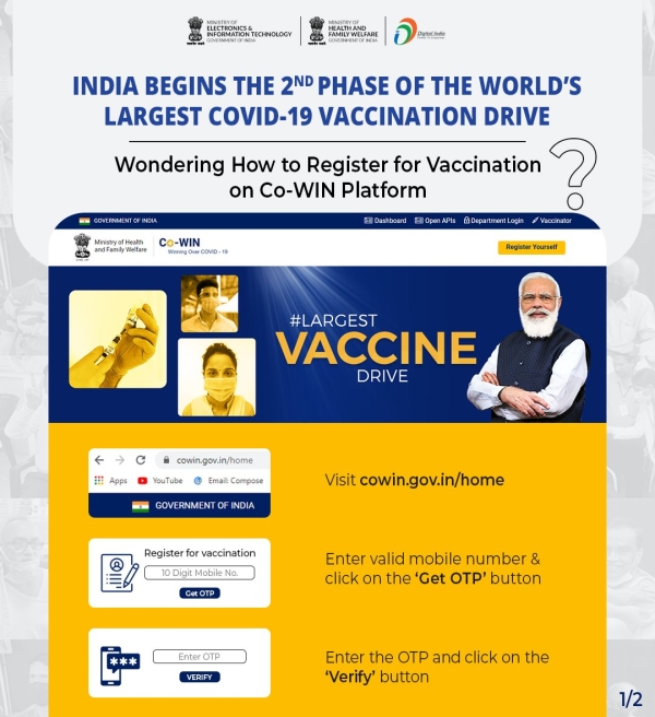 Wondering how to register for vaccination on Co-WIN platform? 
