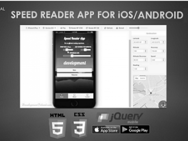 BUILD A SPEED READER APP FOR IOS AND ANDROID